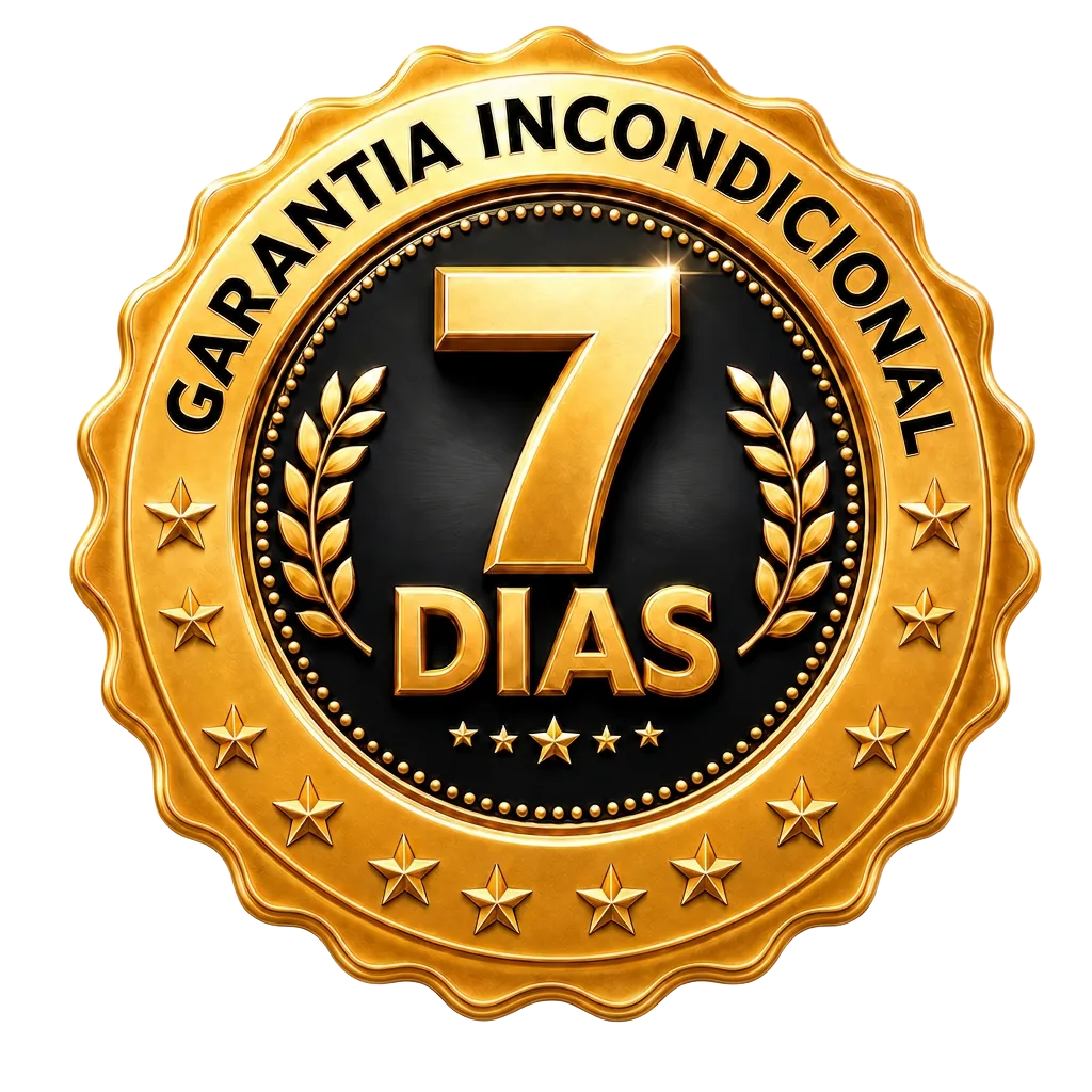 Selo de garantia incondicional de 7 dias